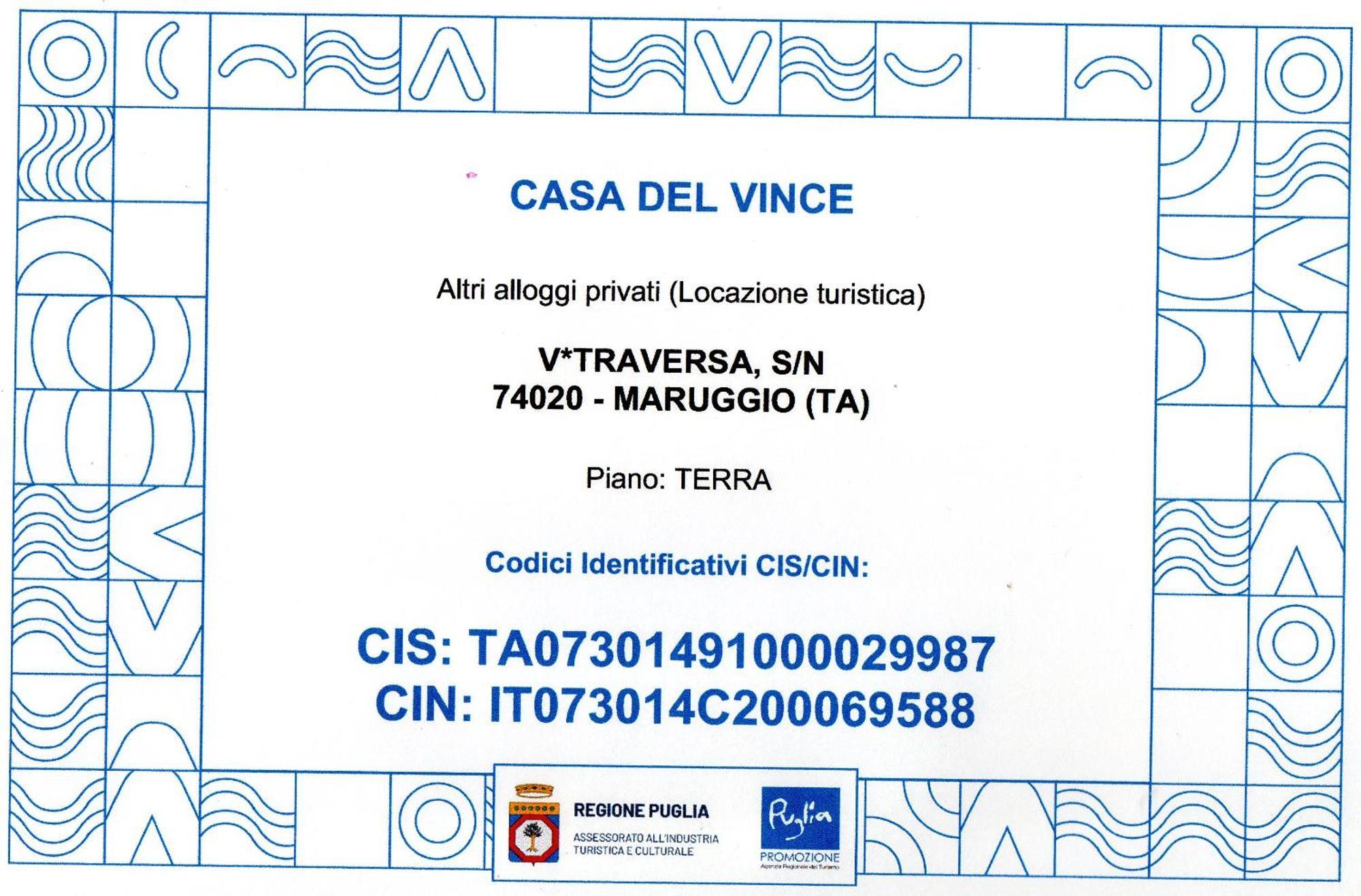 Casa Del Vince * Torre Ovo